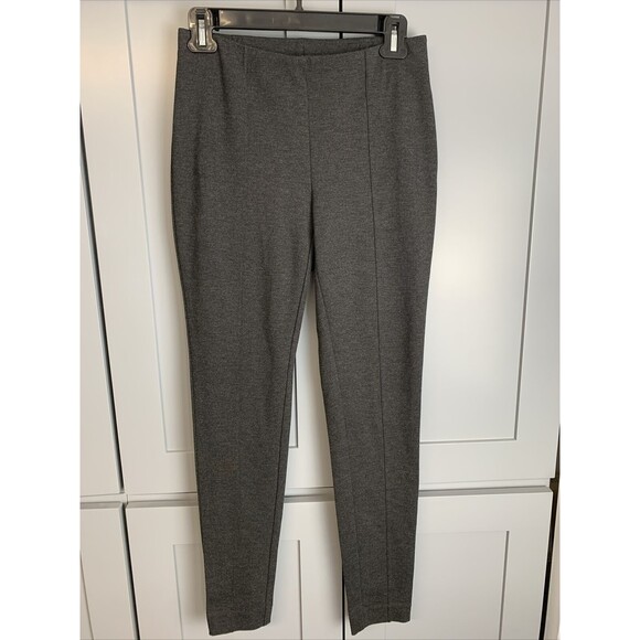 J.Jill Womens‎ Small Ponte Knit Pull On Leggings Pants Stretchy Waist Gray - Picture 1 of 8